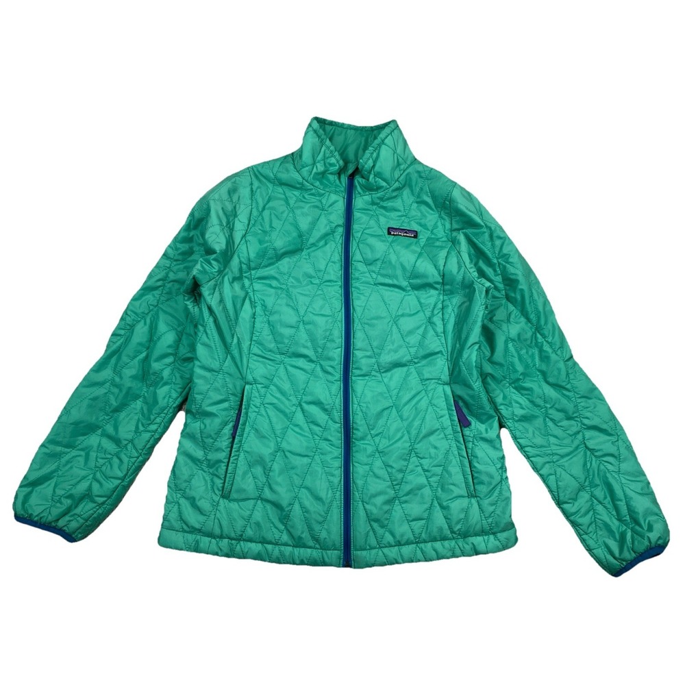 Patagonia Nano Puff Jacket Green Girl's Large (12)